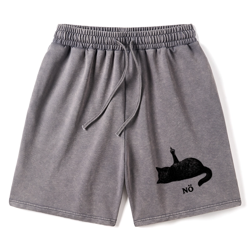 Tokyo-Tiger Cat Refused Washed Shorts