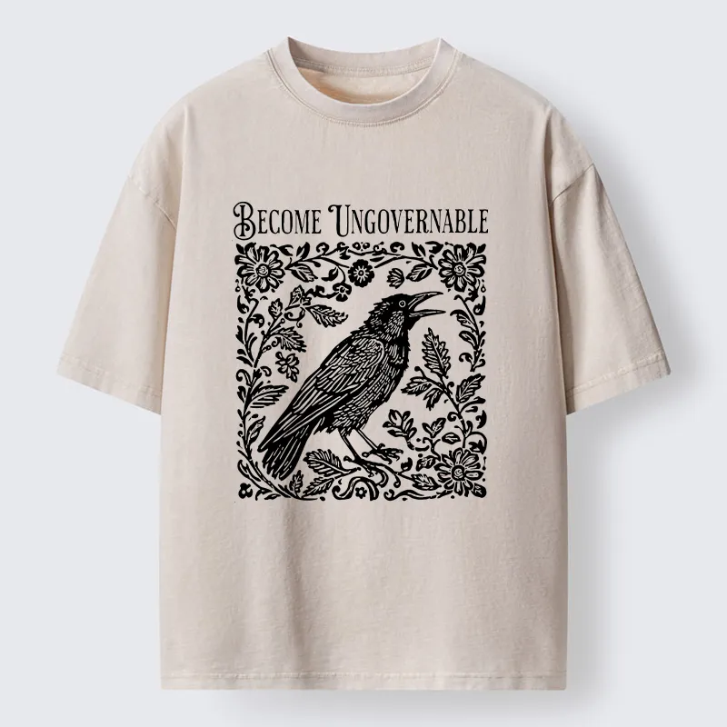 Tokyo-Tiger Wild Crow Washed T-Shirt Sale