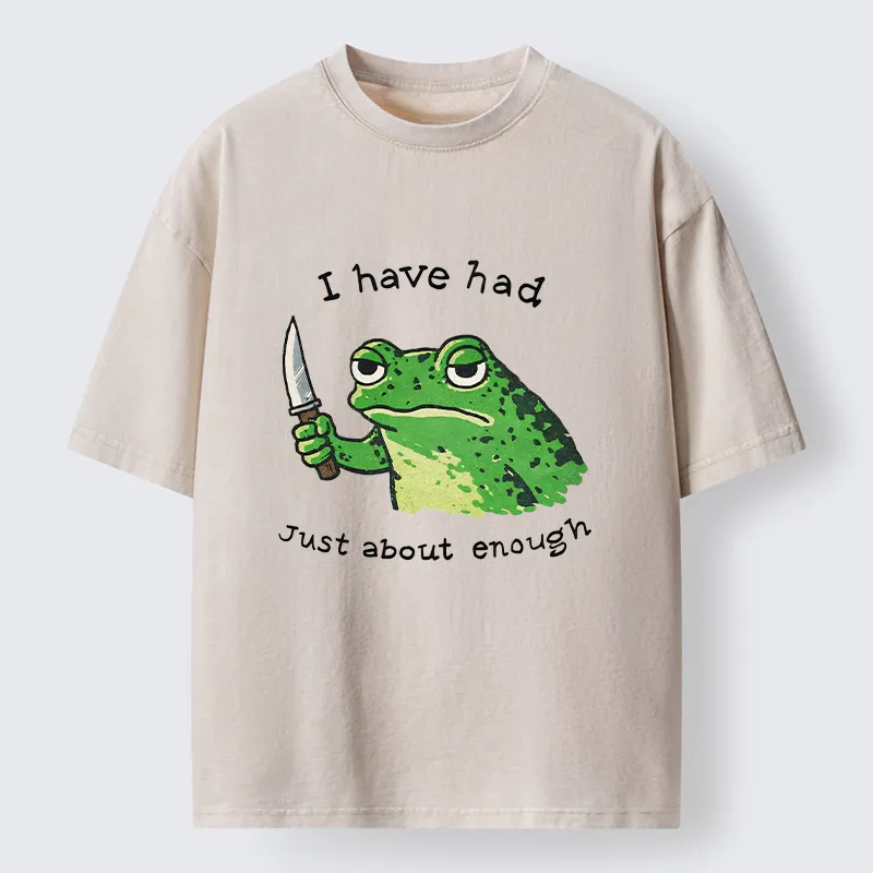 Tokyo-Tiger Impatient Frog Washed T-Shirt Sale