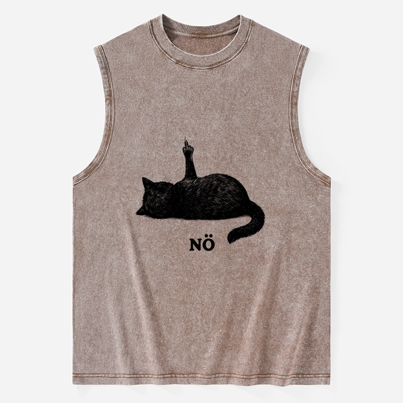 Tokyo-Tiger Cat Refused Washed Tank