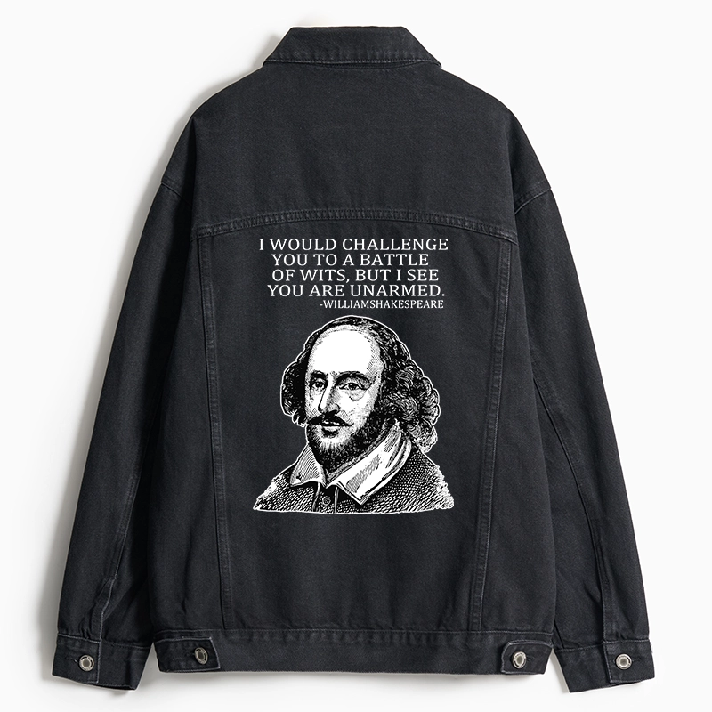 Tokyo-Tiger Your Intelligence Is Inferior To Mine Jean Jacket