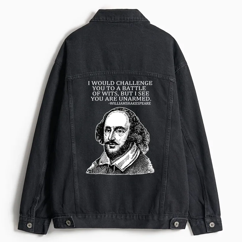 Tokyo-Tiger Your Intelligence Is Inferior To Mine Jean Jacket