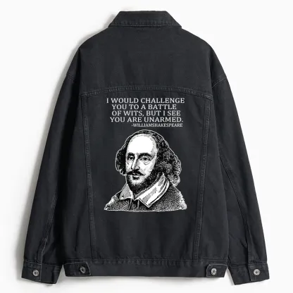 Tokyo-Tiger Your Intelligence Is Inferior To Mine Jean Jacket