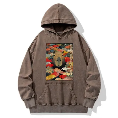 Tokyo-Tiger Am I Too Lovable? Washed Hoodie
