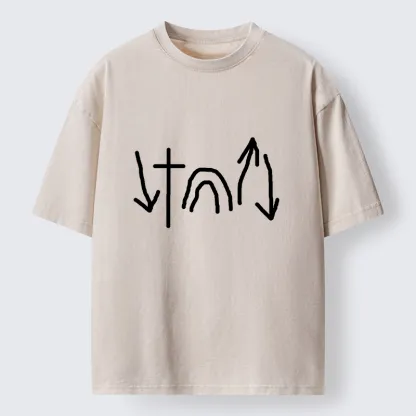 Tokyo-Tiger Minimalist Easter Washed T-Shirt