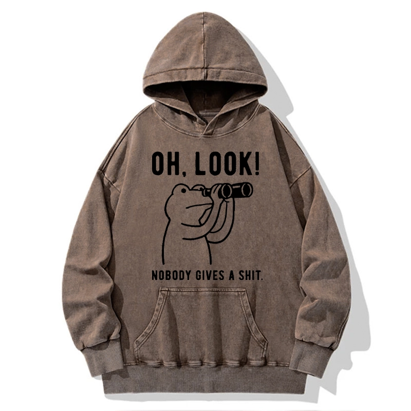 Tokyo-Tiger Frog of Indifference Washed Hoodie
