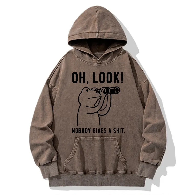 Tokyo-Tiger Frog of Indifference Washed Hoodie