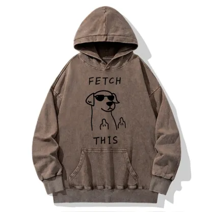 Tokyo-Tiger Rebellious Dog Washed Hoodie
