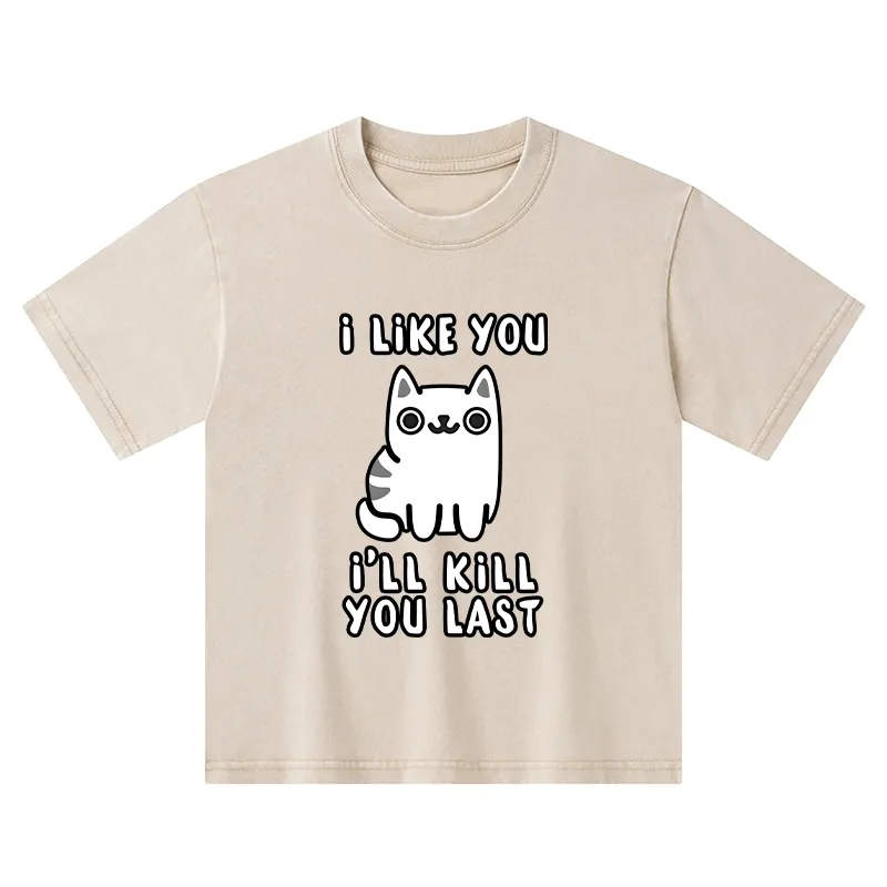 Tokyo-Tiger Cats And Humans Have A Love-hate Relationship Kids Washed T-Shirt Sale