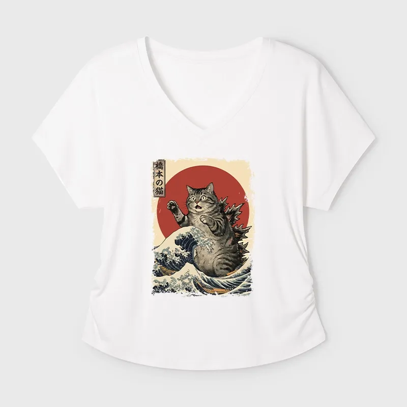 Tokyo-Tiger Catzilla Is Causing Destruction Modal Dolman Sleeve T-Shirt