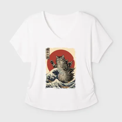 Tokyo-Tiger Catzilla Is Causing Destruction Modal Dolman Sleeve T-Shirt