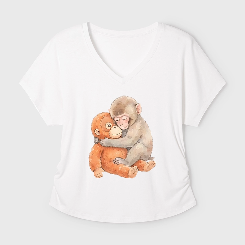 Tokyo-Tiger Poor Punch Modal Dolman Sleeve T-Shirt