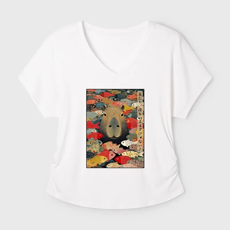 Tokyo-Tiger Am I Too Lovable? Modal Dolman Sleeve T-Shirtt Sale