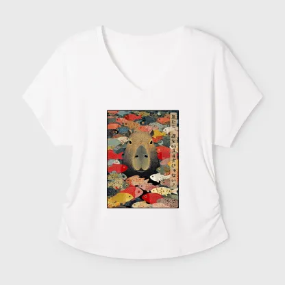 Tokyo-Tiger Am I Too Lovable? Modal Dolman Sleeve T-Shirt