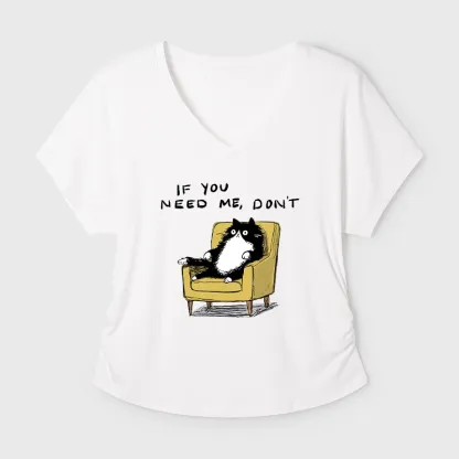 Tokyo-Tiger Unavailable Cat Modal Dolman Sleeve T-Shirt