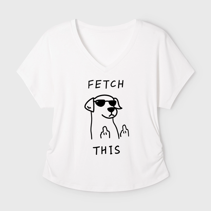 Tokyo-Tiger Rebellious Dog Modal Dolman Sleeve T-Shirt