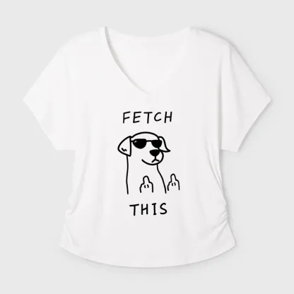 Tokyo-Tiger Rebellious Dog Modal Dolman Sleeve T-Shirt