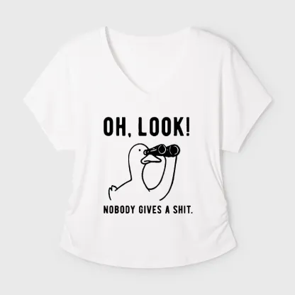 Tokyo-Tiger No One Cares About The Duck Modal Dolman Sleeve T-Shirt