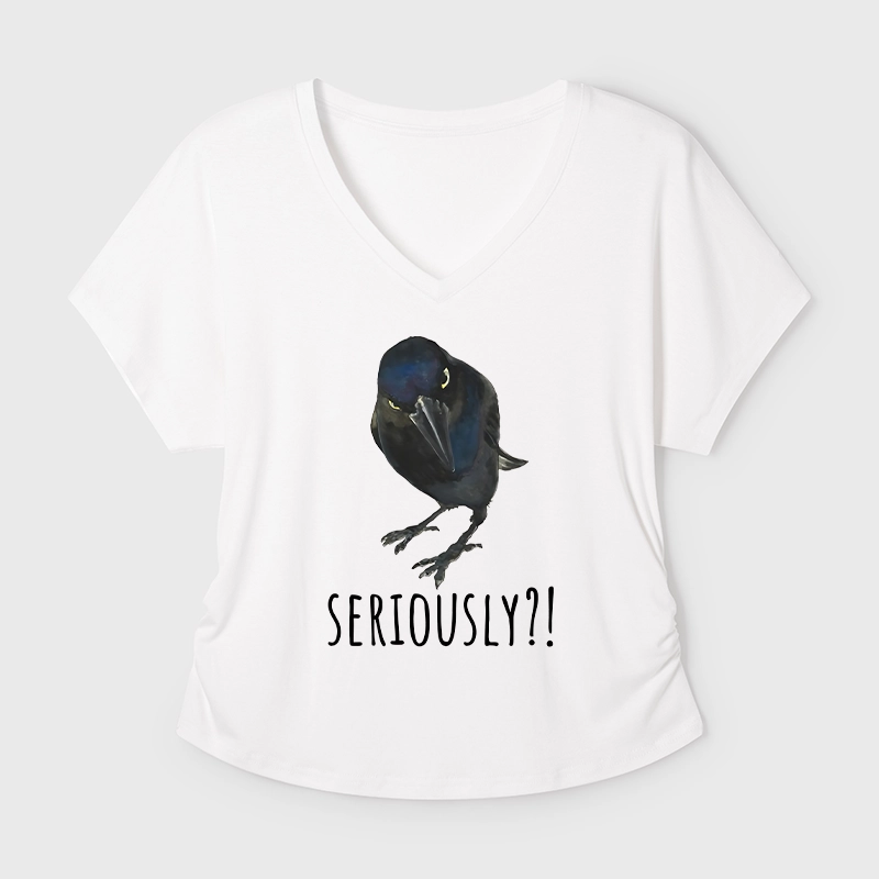 Tokyo-Tiger Raven's Question Modal Dolman Sleeve T-Shirt