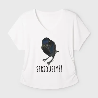 Tokyo-Tiger Raven's Question Modal Dolman Sleeve T-Shirt