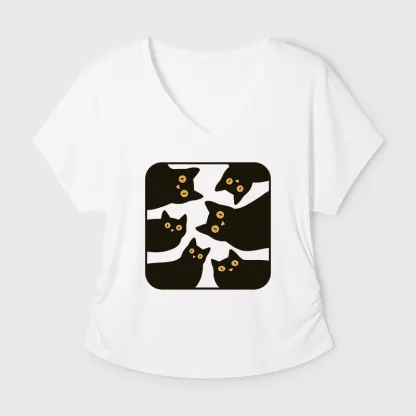 Tokyo-Tiger Cats Are Watching You Modal Dolman Sleeve T-Shirt