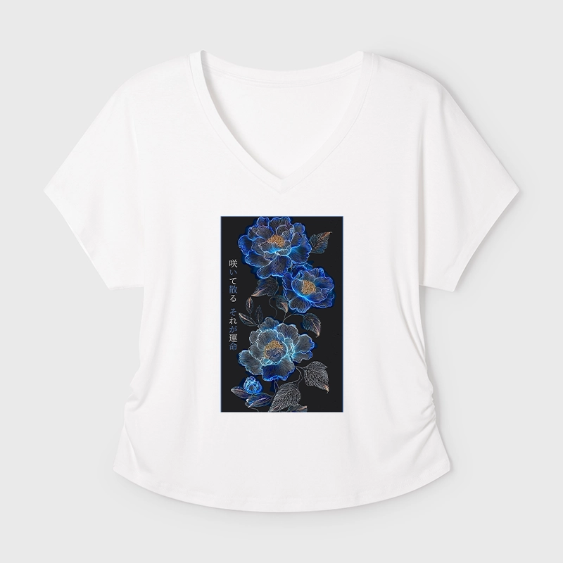 Tokyo-Tiger The Sea Of Flowers In The Darkness Modal Dolman Sleeve T-Shirt