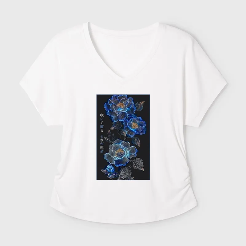 Tokyo-Tiger The Sea Of Flowers In The Darkness Modal Dolman Sleeve T-Shirt
