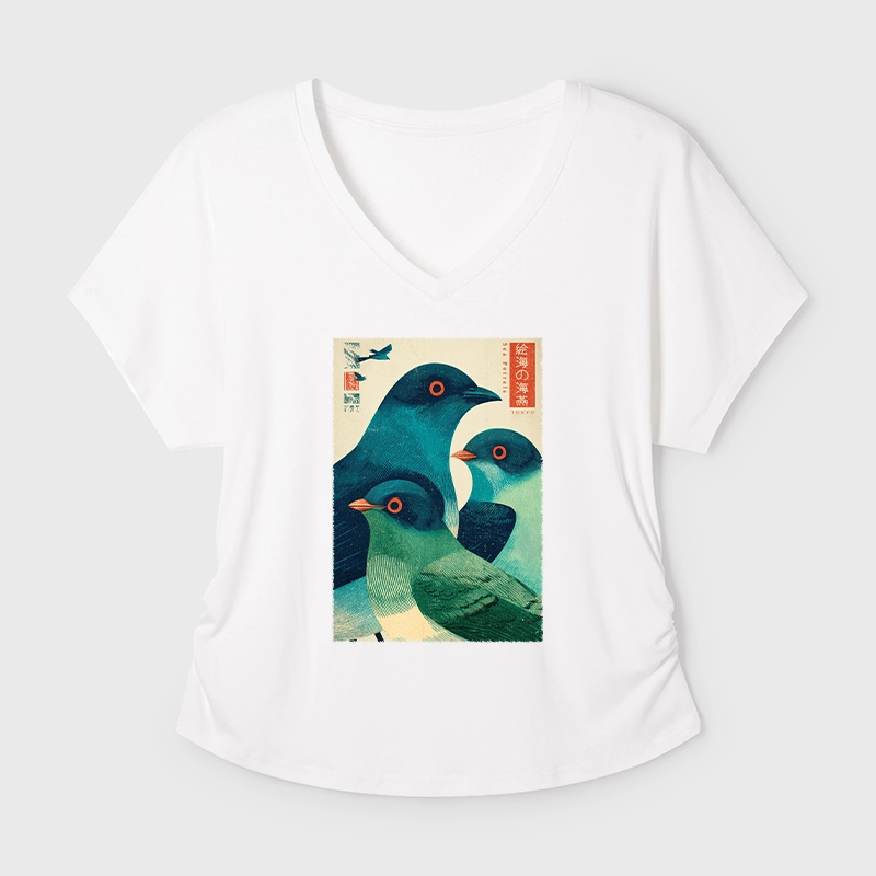 Tokyo-Tiger Petrels Of The Painted Sea Modal Dolman Sleeve T-Shirt