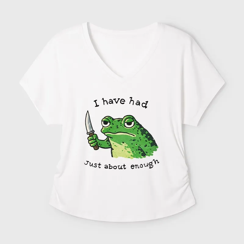 Tokyo-Tiger Impatient Frog Modal Dolman Sleeve T-Shirt