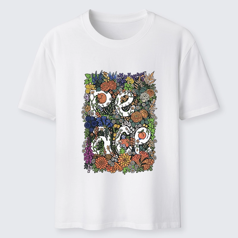 Tokyo-Tiger Peace In Flowers Classic T-Shirt