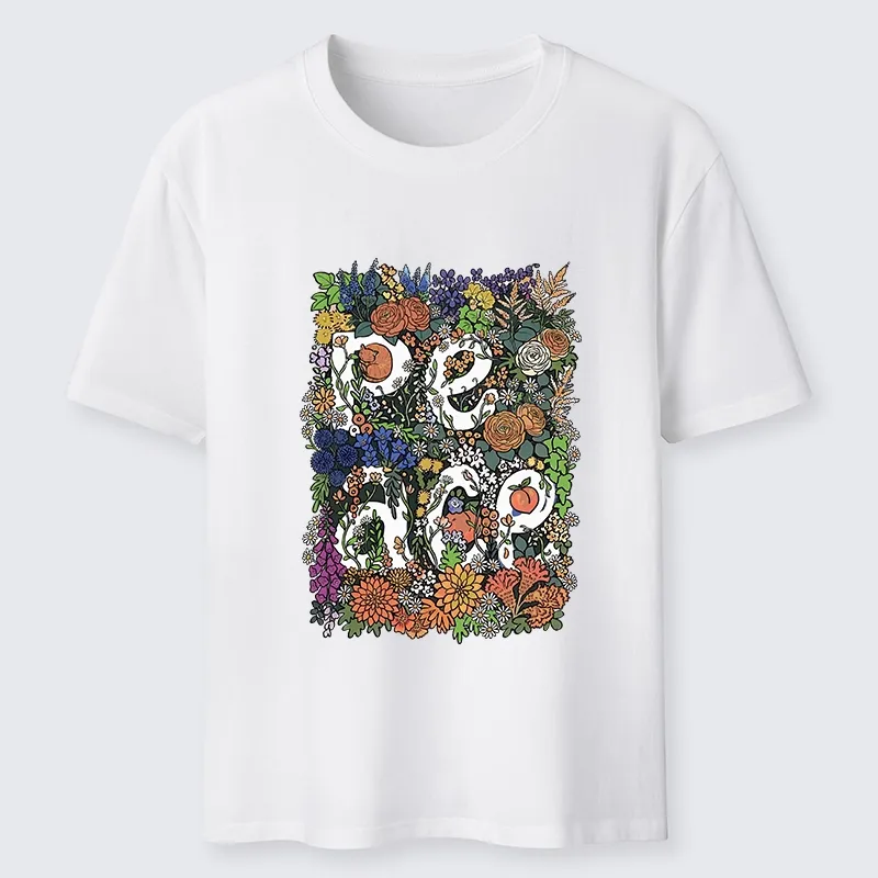 Tokyo-Tiger Peace In Flowers Classic T-Shirt