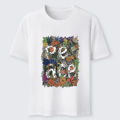 Tokyo-Tiger Peace In Flowers Classic T-Shirt
