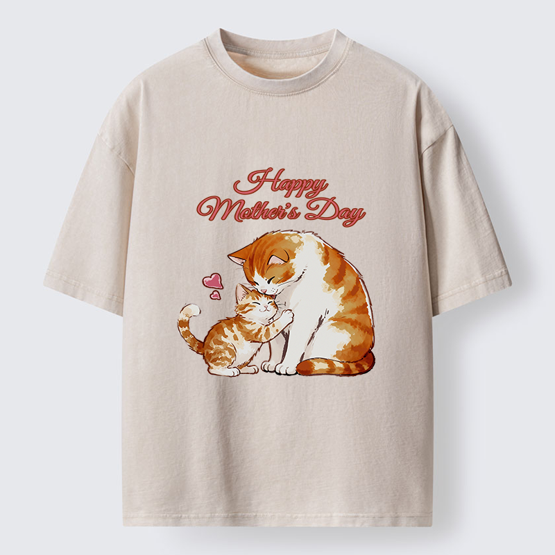 Tokyo-Tiger Love Of Cats Washed T-Shirt