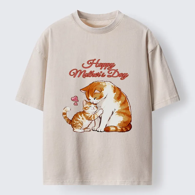 Tokyo-Tiger Love Of Cats Washed T-Shirt