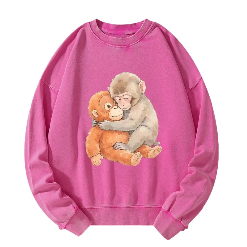 Tokyo-Tiger Poor Punch Washed Sweatshirt