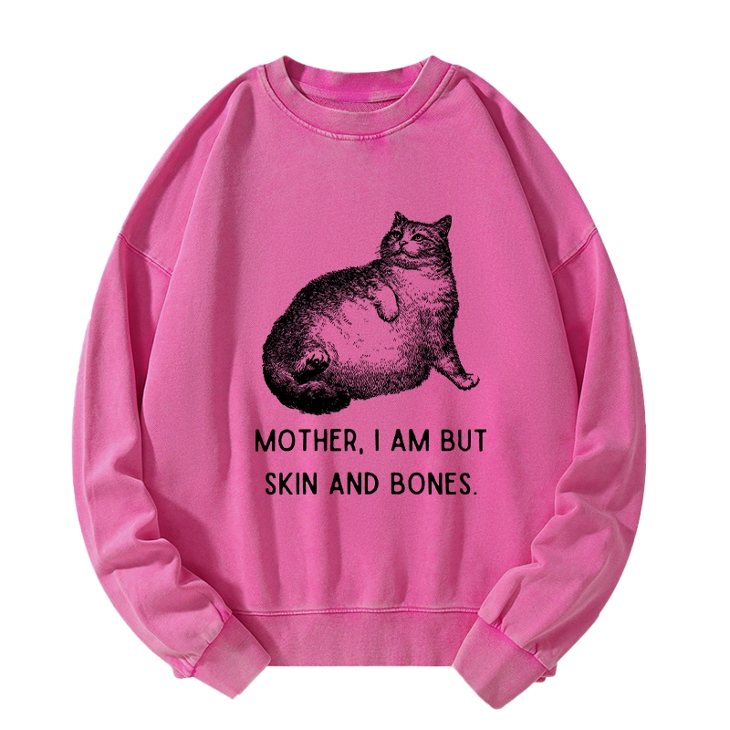 Tokyo-Tiger Skin & Bones Cat Washed Sweatshirt