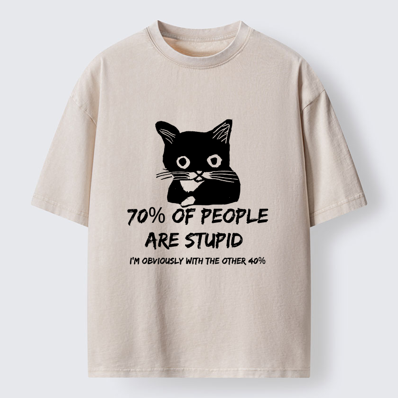 Tokyo-Tiger Opinionated Funny Washed T-Shirt