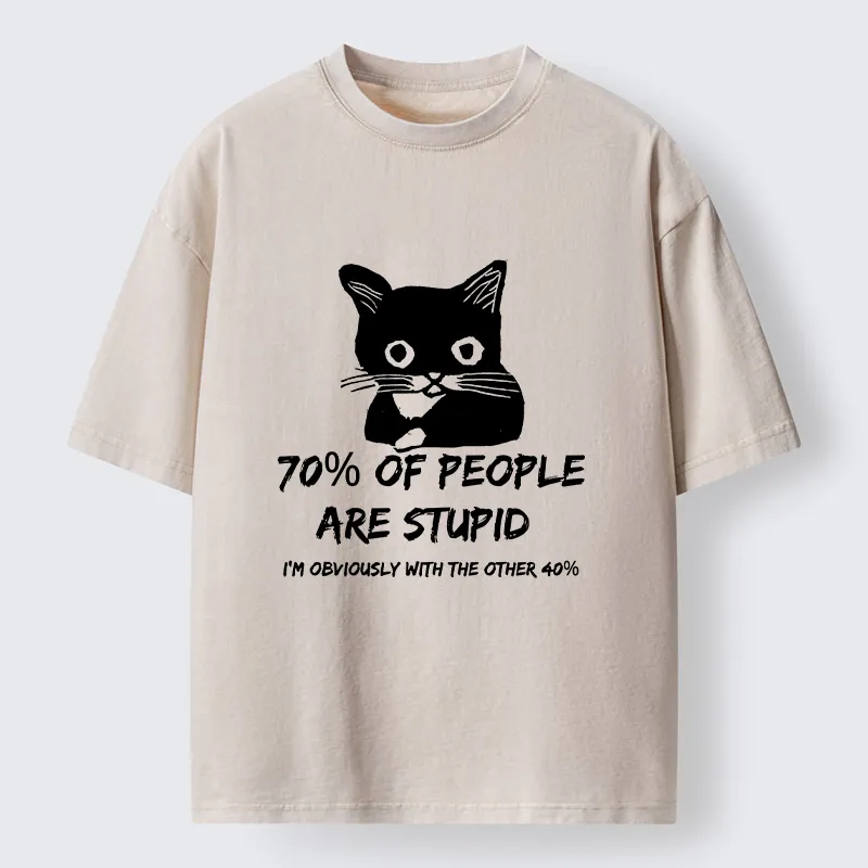 Tokyo-Tiger Opinionated Funny Washed T-Shirt Sale