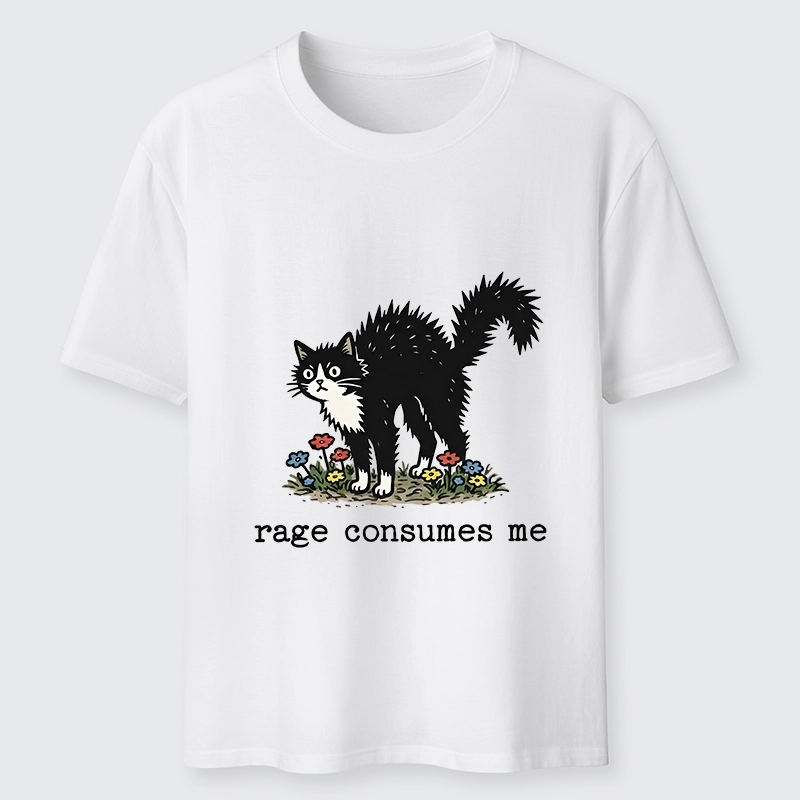 Tokyo-Tiger Angry Tuxedo Cat Classic T-Shirt