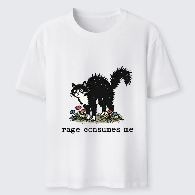 Tokyo-Tiger Angry Tuxedo Cat Classic T-Shirt