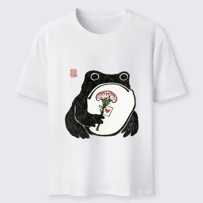 Tokyo-Tiger The Frog Holding A Carnation Classic T-Shirt