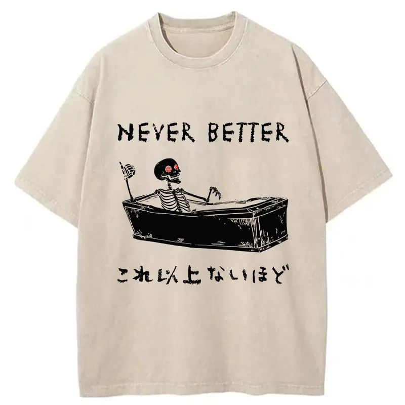 Tokyo-Tiger Never Better Washed T-Shirt