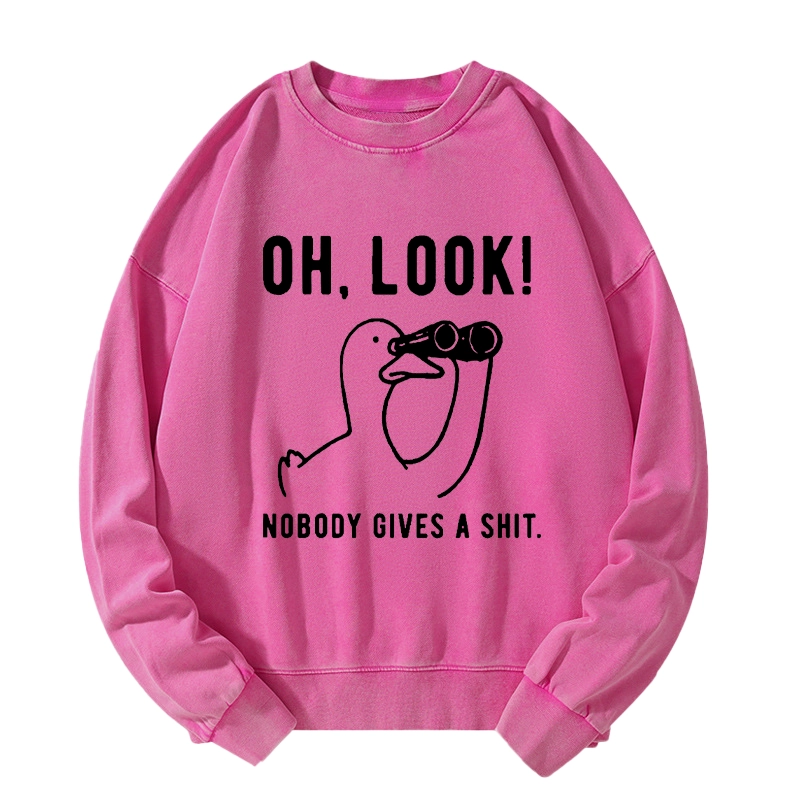 Tokyo-Tiger No One Cares About The Duck Washed Sweatshirt