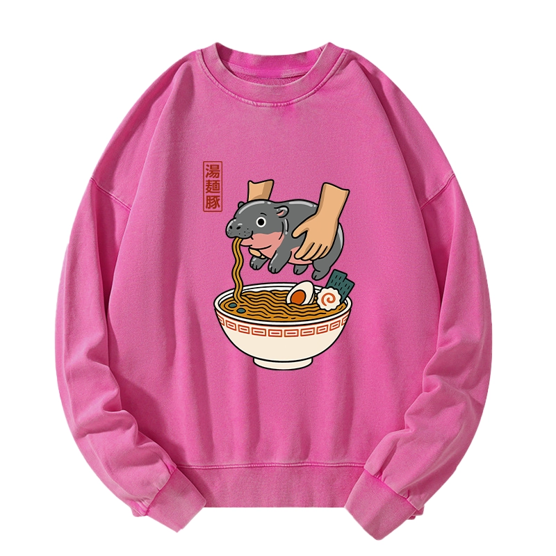 Tokyo-Tiger Noodles Got Me Washed Sweatshirt