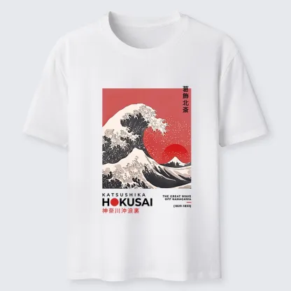 Tokyo-Tiger Mount Fuji Beneath The Wave Classic T-Shirt