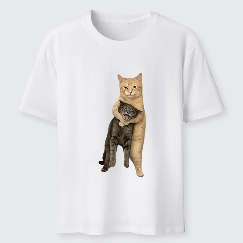 Tokyo-Tiger Orange Cat’s Tight Embrace Classic T-Shirt