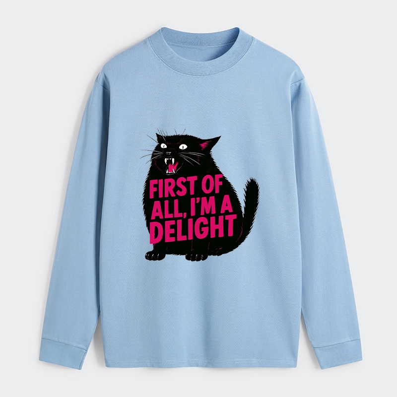 Tokyo-Tiger Roaring Black Cat Classic Long Sleeve T-Shirt