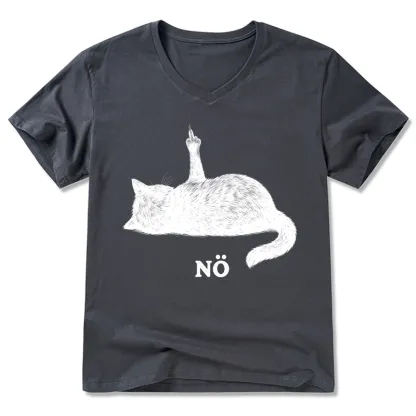 Tokyo-Tiger Cat Refused V-Neck Classic T-Shirt