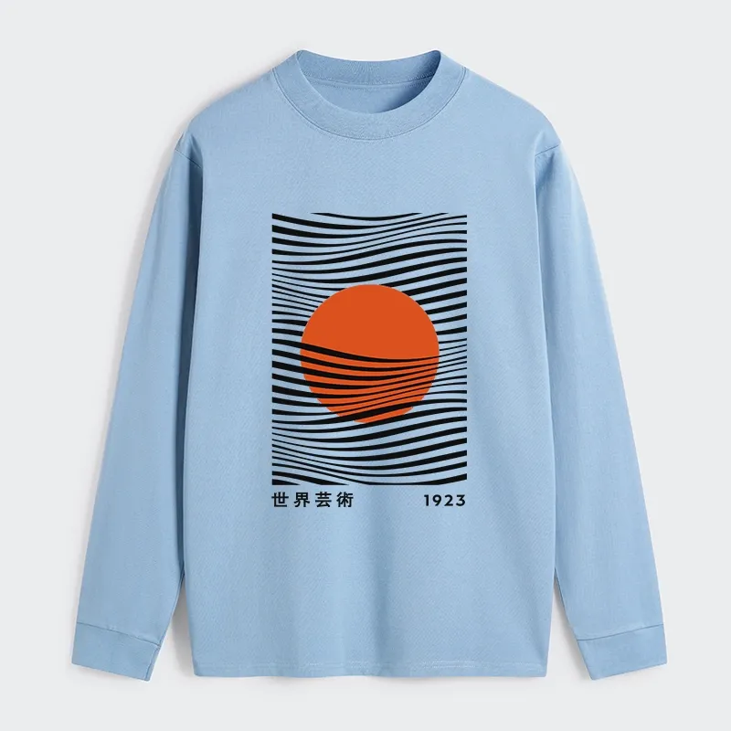 Tokyo-Tiger Minimalist Art Sun Classic Long Sleeve T-Shirt Sale
