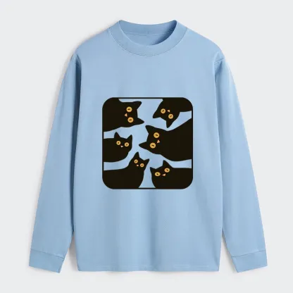 Tokyo-Tiger Cats Are Watching You Classic Long Sleeve T-Shirt